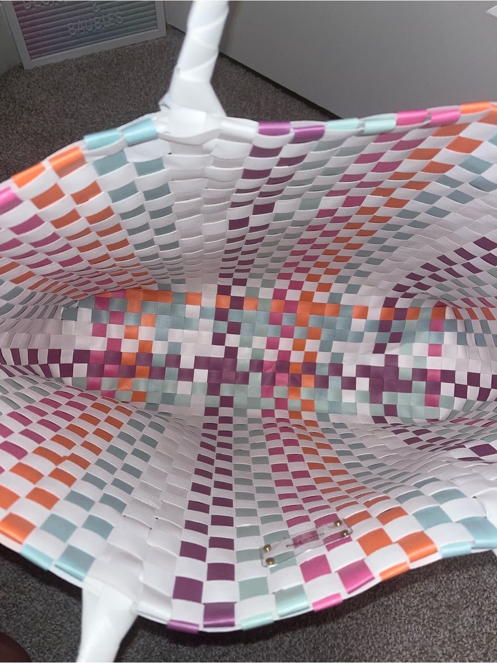 Kate Spade Woven Beach/Market Tote - Picture 6 of 7